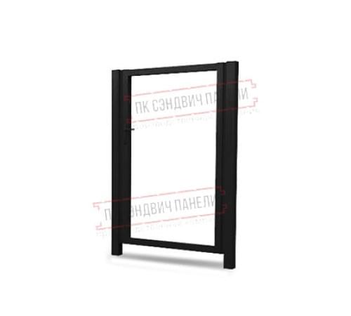Калитка Жалюзи 2,0х1 RAL 9005 без заполнения