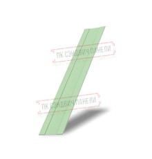 Крепежная планка жалюзи Milan,Tokyo 0,45 PE с пленкой RAL 6019 бело-зеленый