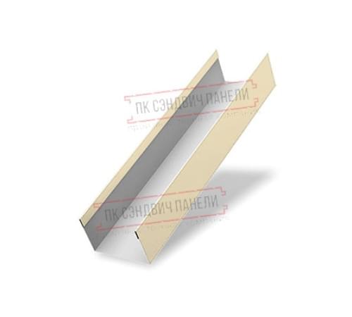 Крышка 45х20 жалюзи Texas 0,45 PE с пленкой RAL 1015 светлая слоновая кость