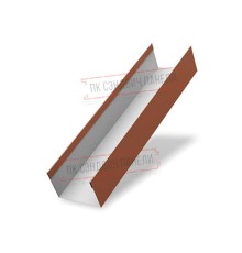 Крышка 30х15 жалюзи Texas 0,45 Drap RAL 8004 терракота