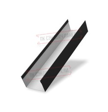 Крышка 65х40 жалюзи Milan,Tokyo 0,5 Quarzit Lite с пленкой RAL 9005 черный
