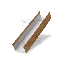 Крышка 45х20 жалюзи Texas 0,45 Print-Double Premium Antique Wood
