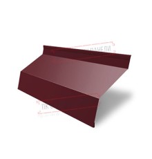 Ламель жалюзи Milan new 0,45 PE с пленкой RAL 3005 красное вино