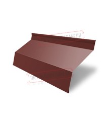Ламель жалюзи Milan new 0,45 PE с пленкой RAL 3009 оксидно-красный