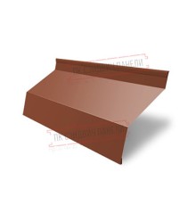 Ламель жалюзи Milan new 0,45 PE с пленкой RAL 8004 терракота