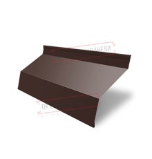 Ламель жалюзи Milan new 0,45 PE-Double с пленкой RAL 8017 шоколад