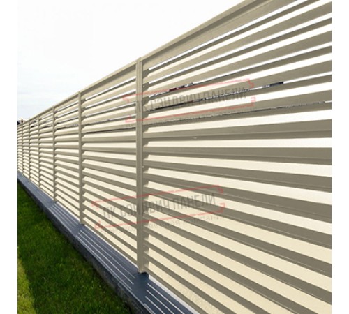 Планка завершающая 50х50 жалюзи Milan 0,5 Satin с пленкой RAL 1015 светлая слоновая кость
