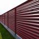 Планка завершающая 50х50 жалюзи Milan 0,7 PE c пленкой RAL 3005 красное вино