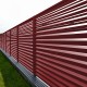 Планка завершающая 50х50 жалюзи Milan 0,5 Satin с пленкой RAL 3011 коричнево-красный