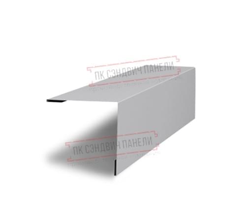 Планка завершающая 50х50 жалюзи Milan 0,45 Print Elite Milky Wood