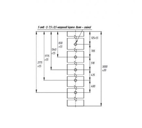 Столб 62х55х1,4х2500 Zn Столб 62х55х1,4х2500 Zn