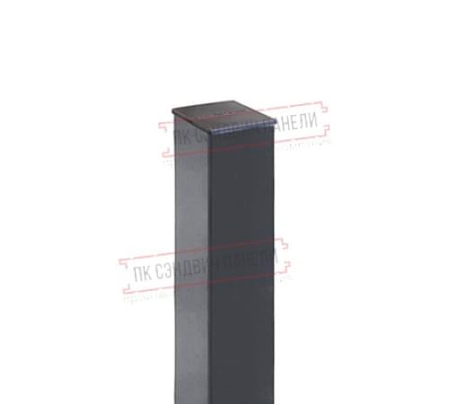 Столб 62х55х1,4х2500 RAL 7024 Столб 62х55х1,4х2500 RAL 7024