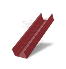 Стойка жалюзи Milan,Tokyo 0,45 PE с пленкой RAL 3011 коричнево-красный