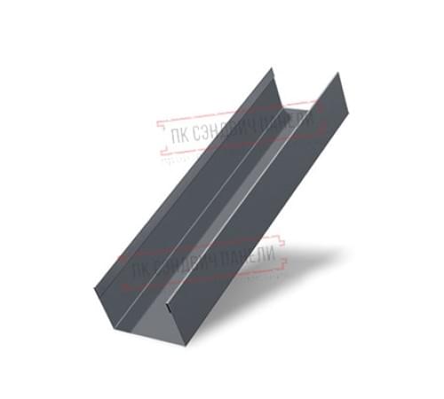 Стойка жалюзи Milan,Tokyo 0,5 GreenCoat Pural BT, matt RR 23 темно-серый Стойка жалюзи Milan,Tokyo 0,5 GreenCoat Pural BT, matt RR 23 темно-серый