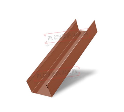 Стойка жалюзи Milan,Tokyo 0,5 Satin Мatt RAL 8004 терракота Стойка жалюзи Milan,Tokyo 0,5 Satin Мatt RAL 8004 терракота