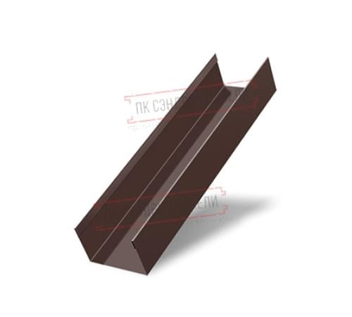 Стойка жалюзи Milan,Tokyo 0,5 Quarzit Lite с пленкой RAL 8017 шоколад Стойка жалюзи Milan,Tokyo 0,5 Quarzit Lite с пленкой RAL 8017 шоколад