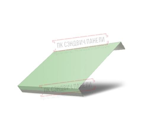 Ламель обратная 125 жалюзи Texas 0,45 PE с пленкой RAL 6019 бело-зеленый Ламель обратная 125 жалюзи Texas 0,45 PE с пленкой RAL 6019 бело-зеленый