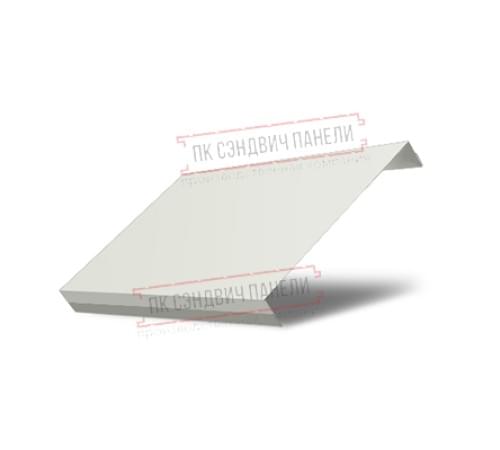 Ламель обратная 150 жалюзи Texas 0,5 Satin с пленкой RAL 9003 сигнальный белый