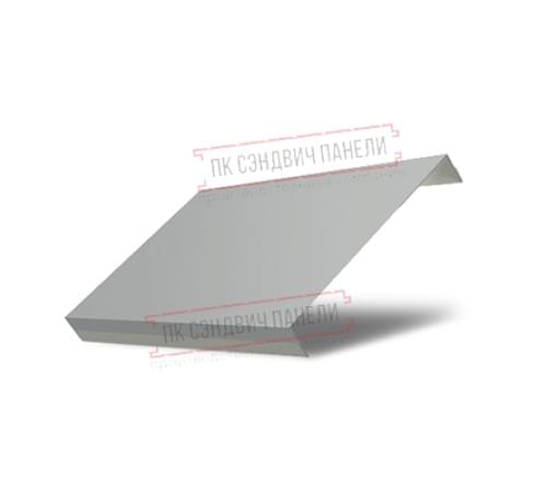 Ламель обратная 150 жалюзи Texas 0,45 PE с пленкой RAL 9006 бело-алюминиевый Ламель обратная 150 жалюзи Texas 0,45 PE с пленкой RAL 9006 бело-алюминиевый