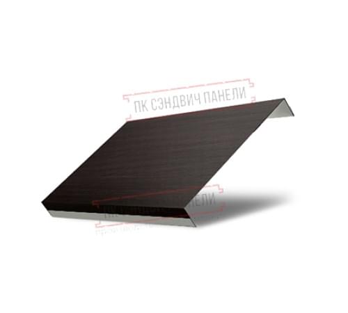 Ламель обратная 125 жалюзи Texas 0,45 Print Elite Coffee Wood Ламель обратная 125 жалюзи Texas 0,45 Print Elite Coffee Wood