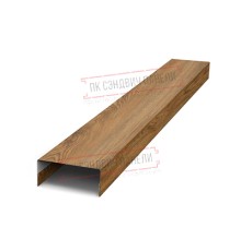 Крепежная планка нижняя Texas 0,45 Print-double Premium Antique Wood
