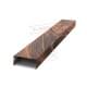 Крепежная планка нижняя Texas 0,45 Print Elite Chestnut Wood (обратная сторона серая)