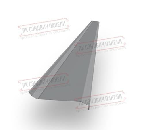 Забор-жалюзи S 58х120 мм, ПЭ, Ral 7004 - 0,5мм.