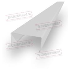 Декоративная планка П - 60х30, ПЭ, Ral 9003 - 0,5мм