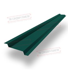 Забор-жалюзи Z 46х135 мм, ПЭ, Ral 6005 - 0,35мм