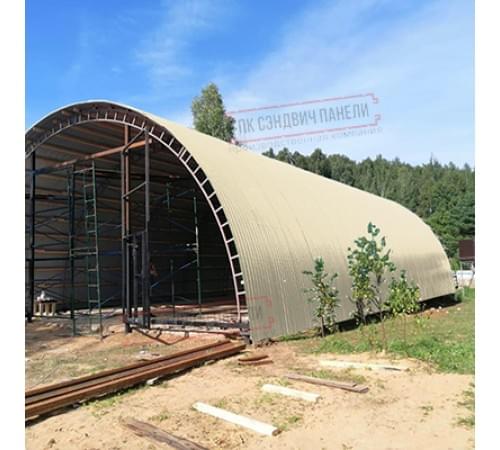 Профнастил МП10ПГ-0.7, Ширина-1100, Полиэстер RAL1015