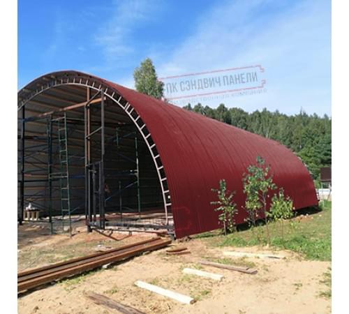 Профнастил МП10ПГ-0.5, Ширина-1100, Полиэстер RAL3011