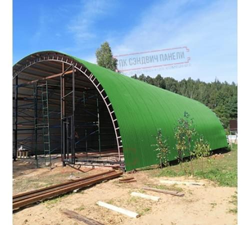 Профнастил МП10ПГ-0.5, Ширина-1100, Полиэстер RAL6018