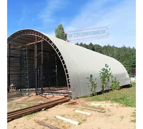 Профнастил МП10ПГ-0.5, Ширина-1100, Полиэстер RAL9010