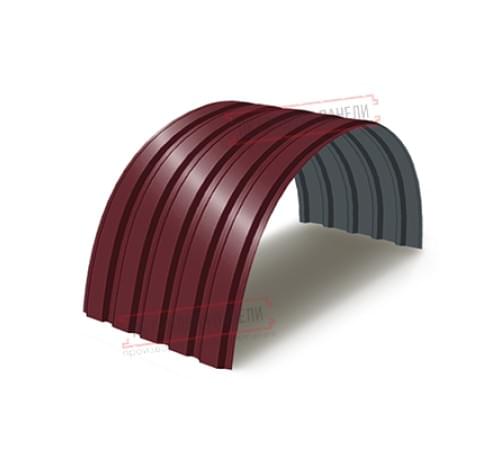 Профнастил МП35-0.5, Ширина-1035, Полиэстер RAL3005