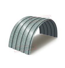 Профнастил МП35-0.7, Ширина-1035, Оцинкованный