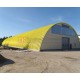 Профнастил H114ПГ-0.85, для бескаркасных ангаров, Полиэстер RAL 1018