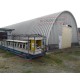 Профнастил H112ПГ-0.85, для бескаркасных ангаров, Полиэстер RAL 7004