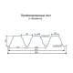 Профнастил Н153-840 RAL3009 Полиэстер-0,8