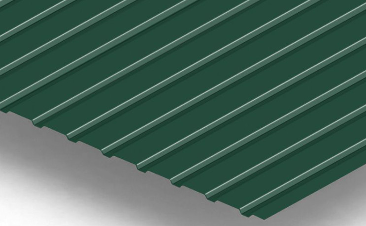 Зеленый профнастил С15 RAL 6005