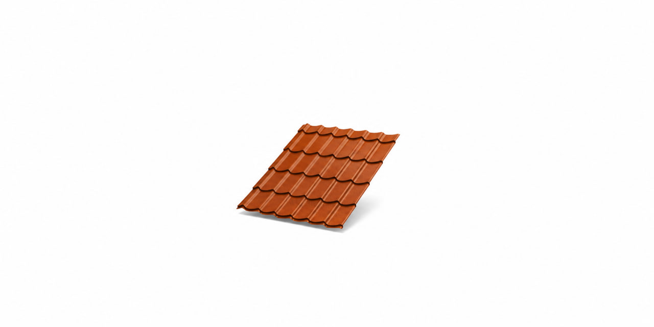 Металлочерепица Супермонтеррей Agneta Copper 0.5 мм