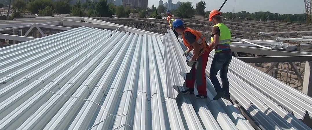 Профлист Н90 — кровельный настил на металлическом каркасе